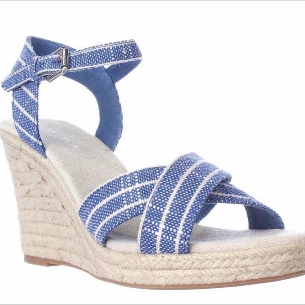 NAUTICA WEDGE ESPADRILLE SANDALS